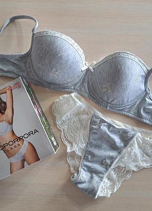 Комплект бюстгалтер и трусики бразилианки jadea cd473