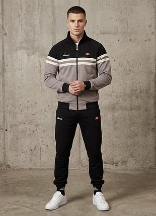 Мужской спортивный костюм ellesse черный, весенний спортивный костюм элайс xxl