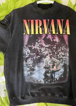 Світшот чоловічий m розмір, nirvana mtv unplugged. стан як новий.