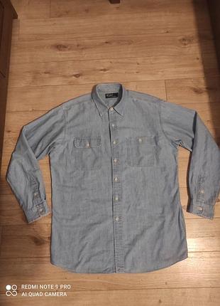 Винтажная рубашка polo ralph lauren оригинал 100%