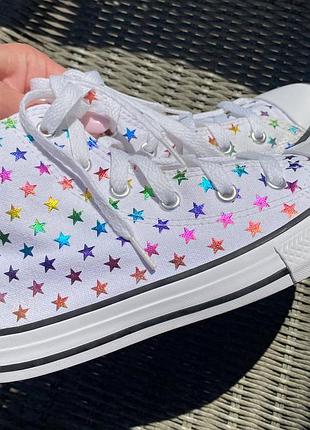 Белые высокие кеды на девочку converse 6