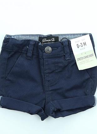 Шорты denim co для мальчика на рост 62 см