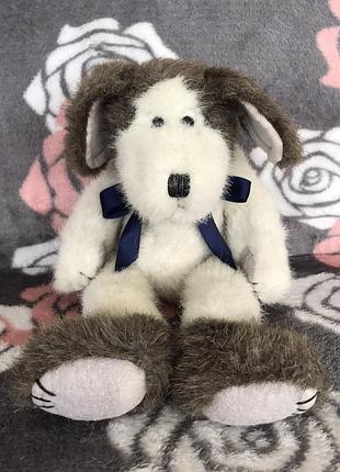 Мягкая игрушка собачка коллекционная boyds bears шарнирная