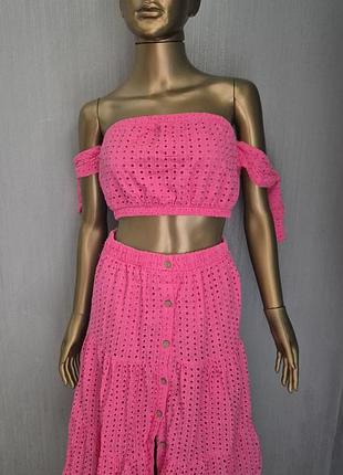 Хлопковый костюм shein