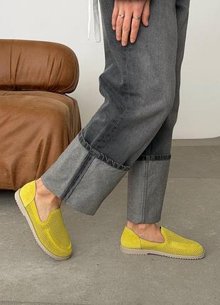 Базовые лоферы barefoot tm️nikart цвет: лаймовый