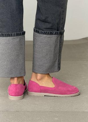 Базовые лоферы barefoot tm️nikart цвет: розовый | барби 37