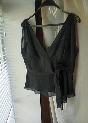 Вишукана блуза топ 100% silk