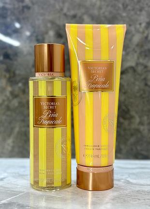 Набір спрей / міст та лосьйон victoria's secret pina tropicale