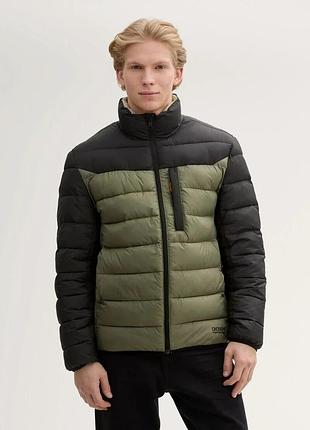 Куртка puffer jacket 1043825-23802 tom tailor l зелений 1043825-23802