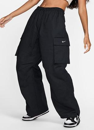 Жіночі брюки найк оригінал nike w nsw dance cargo (fv7520-010) fv7520-010