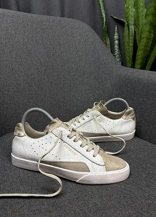 Фірмові шкіряні кросівки zero cent cinq sc06 copper timeless low-top sneaker