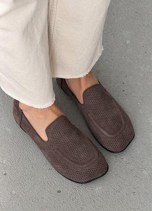 Анатомические лоферы barefoot tm️ nikart цвет: коричневый | мокко 37