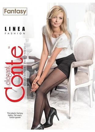 Колготки жіночі conte fantasy linea 2, grafit