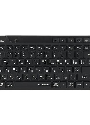 Клавиатура беспроводная a4tech fbk26c as (black) (bt + 2.4 ггц) fstyler, с аккумулятором, quiet key, черный