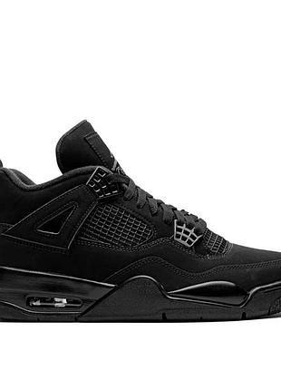 Кросівки jordan retro 4 black cat 38