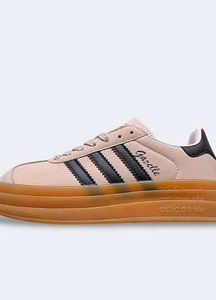 Кросівки жіночі adidas gazelle rose & black