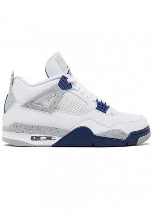 Кросівки jordan retro 4 midnight navy 45