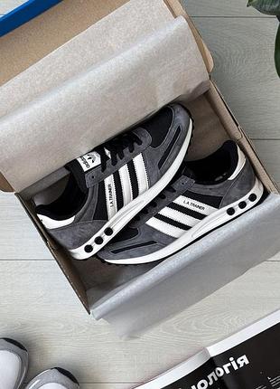 Adidas la trainer grey 3