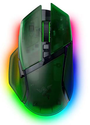 Мышь razer rz01-05240300-r3g1 basilisk v3 pro 35k, rgb, usb-a/wl/bt, phantom green ed.