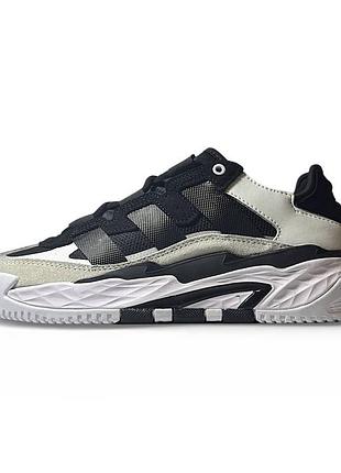 Кросівки чоловічі adidas niteball black white beige