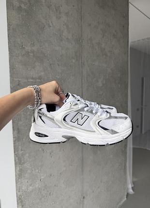 Кросівки new balance 530 white / silver / blue premium 40