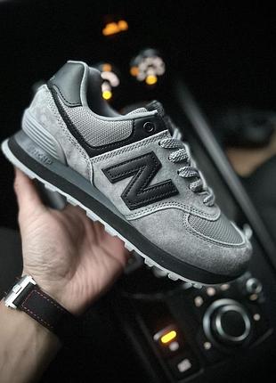 Кросівки жіночі new balance 574 grey black 40