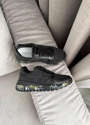 Кросівки чоловічі premiata lander black