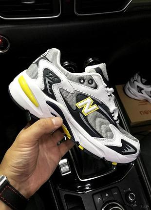 Кросівки жіночі new balance 725 white grey black yellow 39