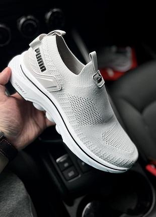 Кроссовки puma арт 21621 (мужские, пума, без шнурков, мокасины) 45