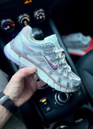 Кросівки жіночі nike p-6000 beige burgundy 40