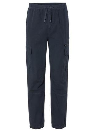 Брюки карго cargo для мужчины livergy lycra® 467496 l темно-синий