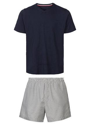 Пижама (футболка и шорты) для мужчины livergy lidl 454404 xl комбинированный