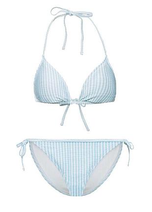 Купальник раздельный (лиф и плавки) для женщины esmara lycra® 371485-371484 38(s) голубой