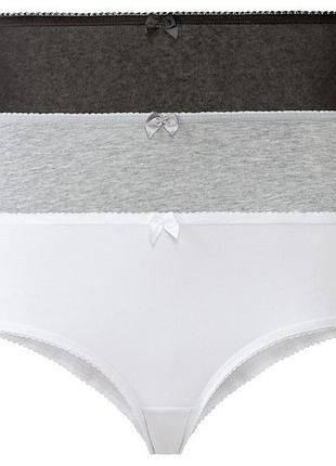 Трусики-хипстеры с кружевом набор 3 шт. для женщины esmara lycra® 381767-1 m комбинированный