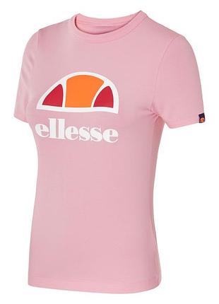 Футболка бавовняна з принтом для жінки ellesse sbs22455 40(m) рожевий