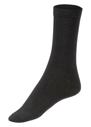 Носки однотонные высокие для женщины esmara creora® 464504-1 35-38 черный