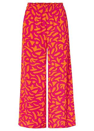 Штани клеш із жатої тканини для жінки esmara lycra® 461992 xs різнобарвний