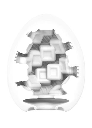 Мастурбатор-яйцо tenga egg cubic 3