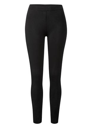 Лосины хлопковые трикотажные для женщины esmara lycra® 435694 s черный