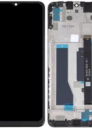 Дисплей zte blade a71 (zte a7030) із сенсором і рамкою, чорний