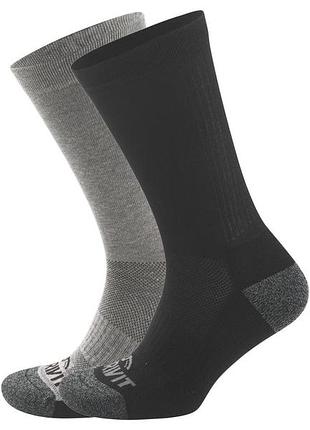 Носки трикотаж набор 2 пары для активного спорта для мужчины crivit blister-free 457548 41-42 серый