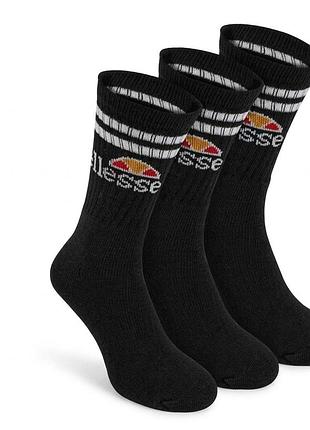 Носки набор 3 пары для мужчины ellesse sbsa3955 43-46 черный