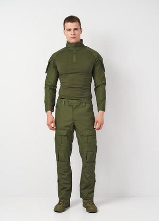 Брюки тактические летние рип-стоп pa-11 военные оливковые xxxl, gp 5xl