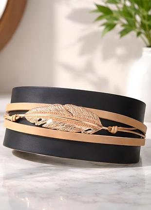 H&m браслет з декоративним пером / boho feather bracelet