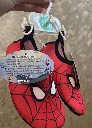 Дитячі аквашузи / коралки spider-man.