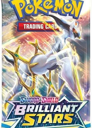 Бустери покемон pokémon tcg brilliant stars та paradox rift нові англійська
