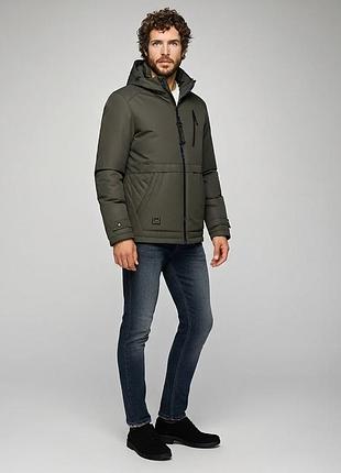 Зимняя мужская куртка vavalon kz-119 khaki. мужская зимняя парка. 60