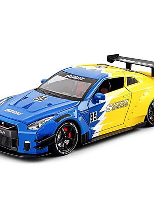 Nissan skyline gt-r r35. масштаб 1:24