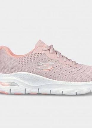 Рожеві кросівки skechers