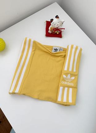 Довтий спортивний бавовняний топ adidas